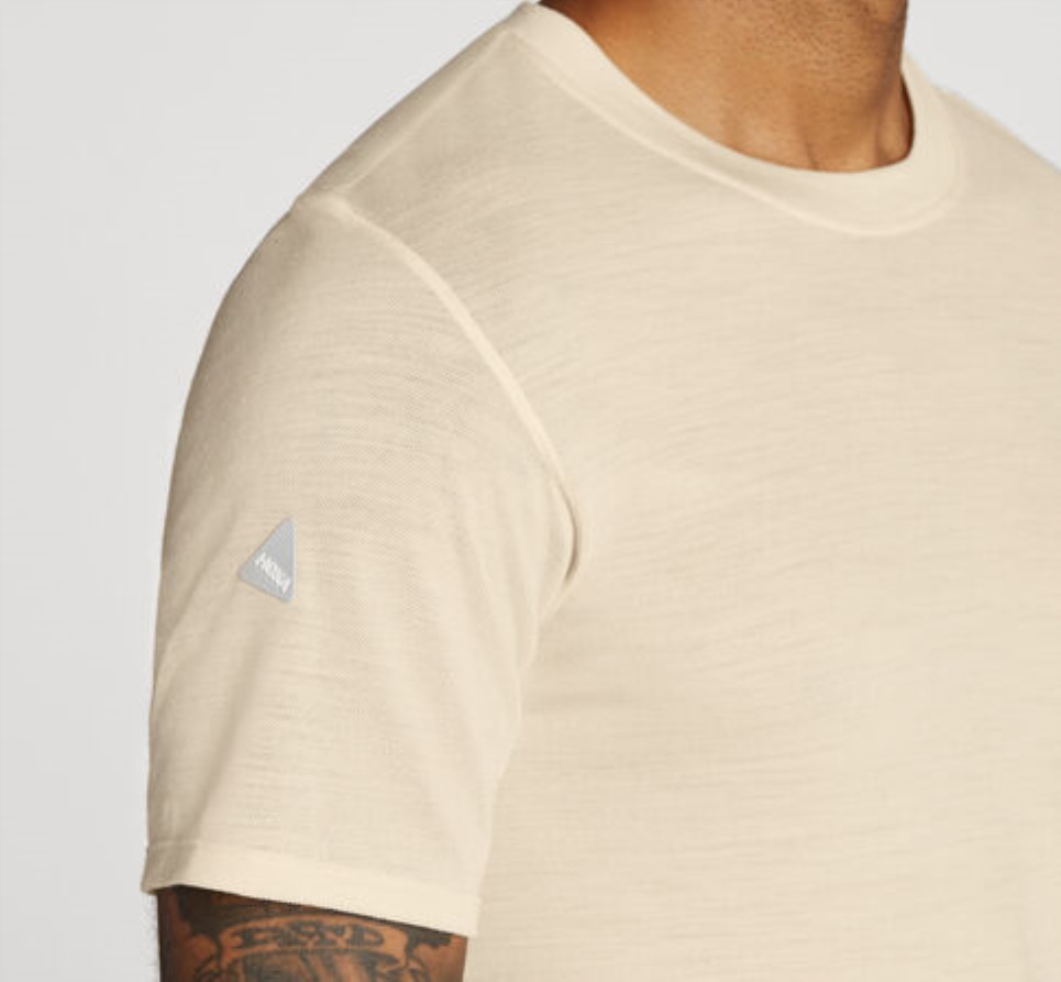 Merino Blend Short Sleeve Hoka Shortbread