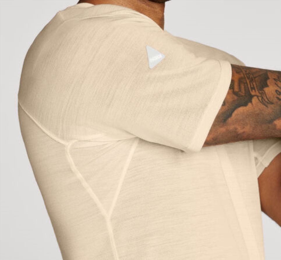 Merino Blend Short Sleeve Hoka Shortbread