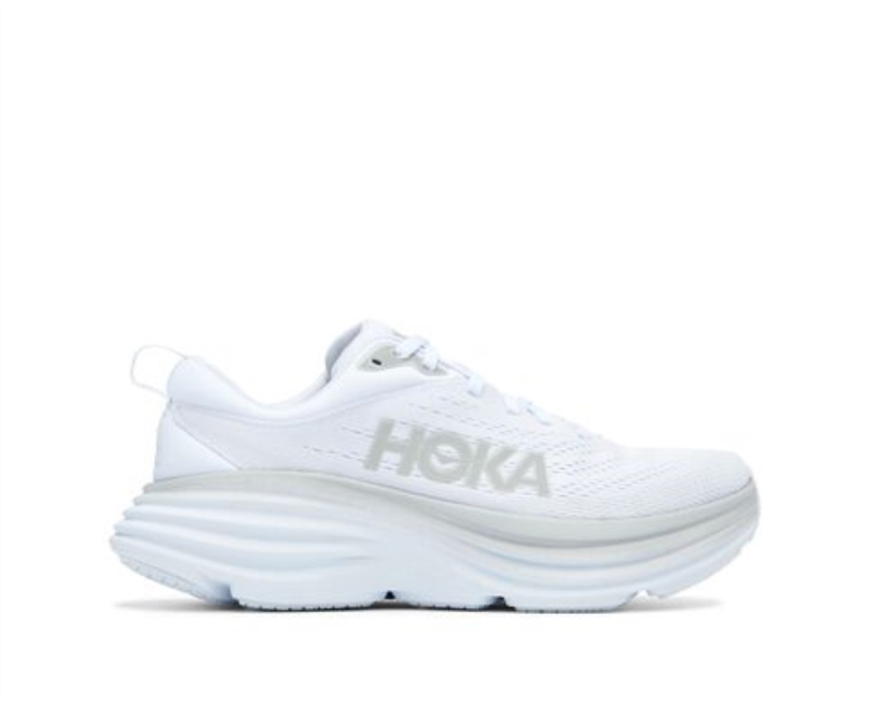 Hoka Bondi 8 White