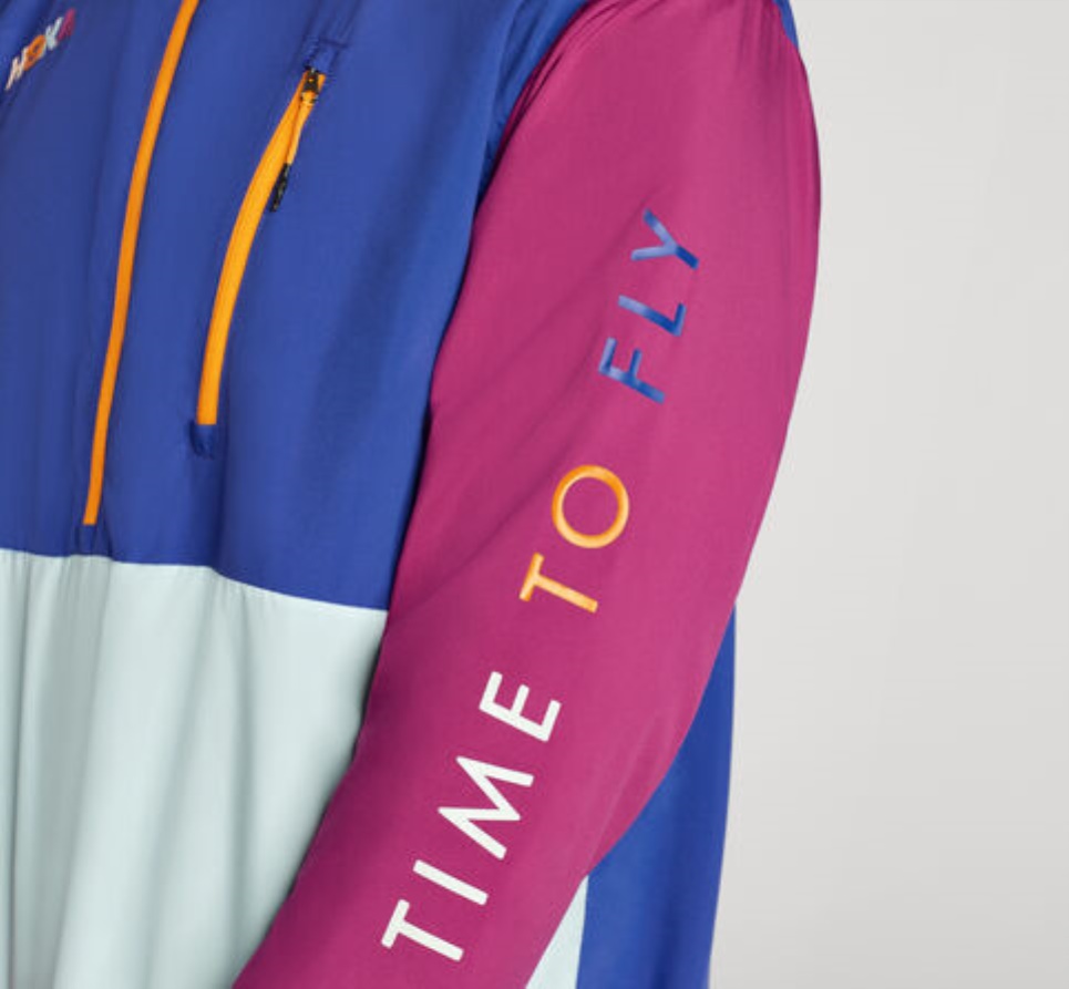 Hoka Wind-Resistant Jacket Bluing Blue Glass