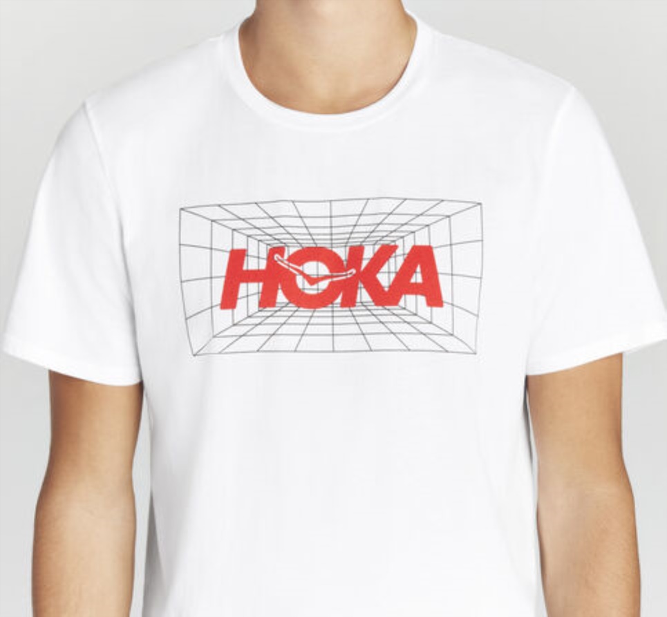 All-Day Tee Hoka White Fiesta